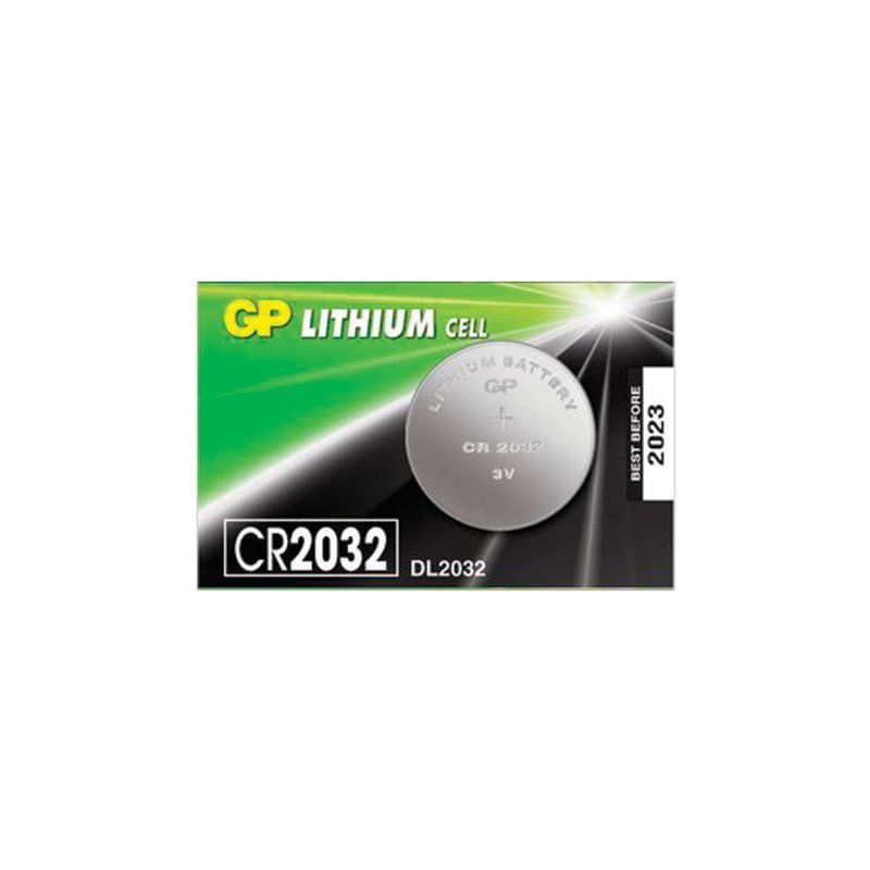 Батарейка GP CR2032 Lithium 3В, блистер (отрывной блок 1 шт)