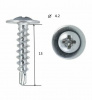 Саморез с прессшайбой сверло оцинк. 4.2х13 мм