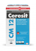 Клей для керамогранита и плитки Ceresit CM 12, 25 кг