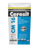 Клей для плитки Ceresit CM 16 эластичный, 5 кг