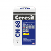 Смесь самовыравнивающаяся Ceresit CN 68 тонкослойная 1-15 мм, 25 кг