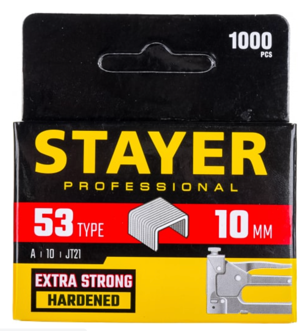 Скобы для степлера Stayer 10 мм