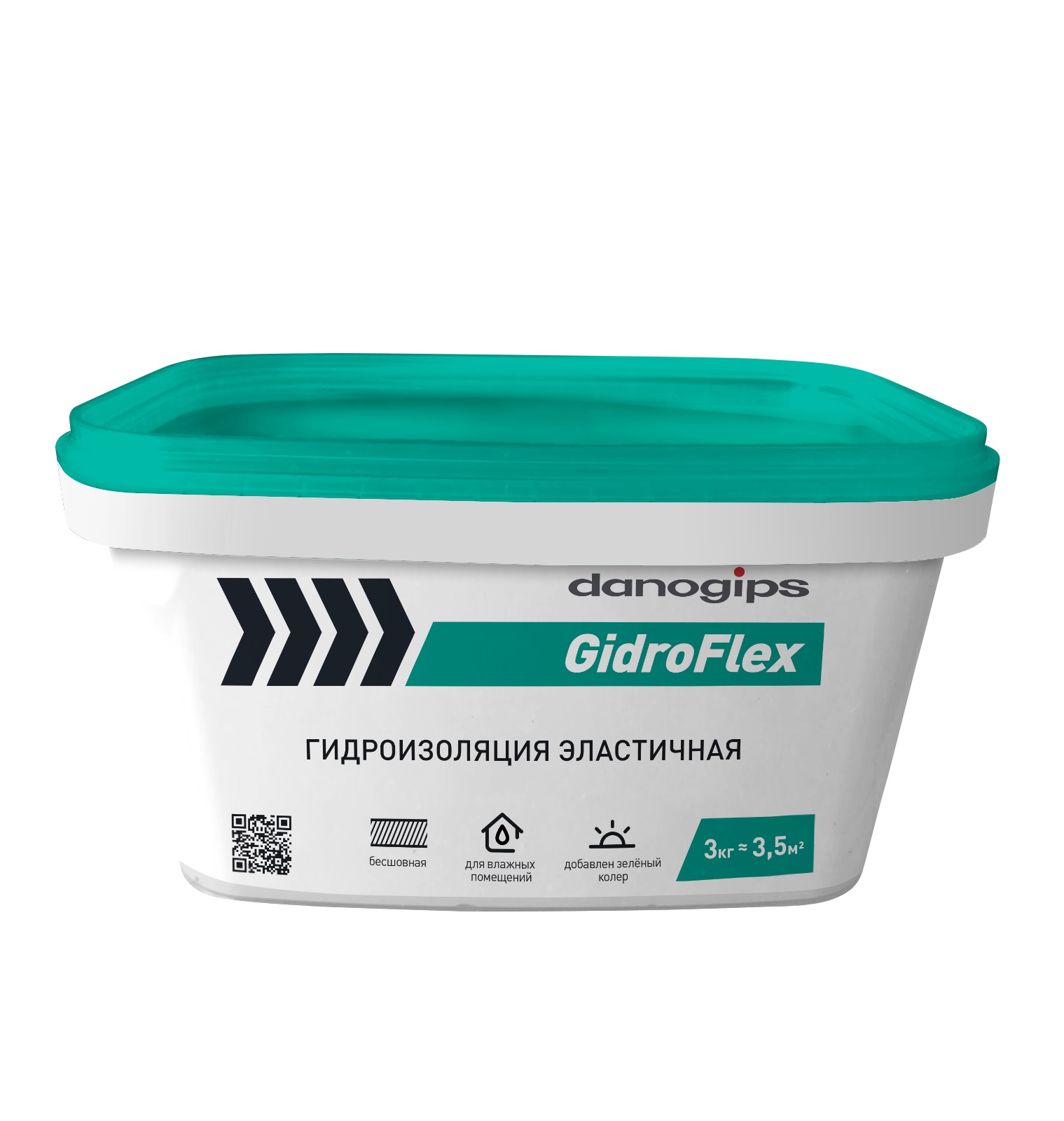 Гидроизоляция Danogips Gidroflex эластичная 3 кг