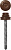Саморезы СКД кровельные, RAL 8017 шоколадно-коричневый, 35 х 4.8 мм,  для деревянной обрешетки